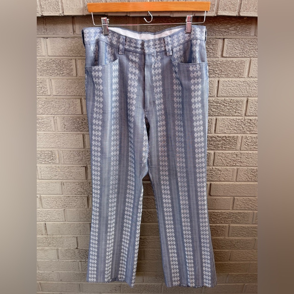 Levi's Gray Striped Patterned Women's Trousers